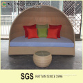 wicker patio garden furniture beach or swimming pool side outdoor rattan sofa round bed